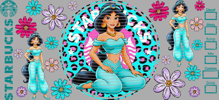 16oz Disney style-D-2379